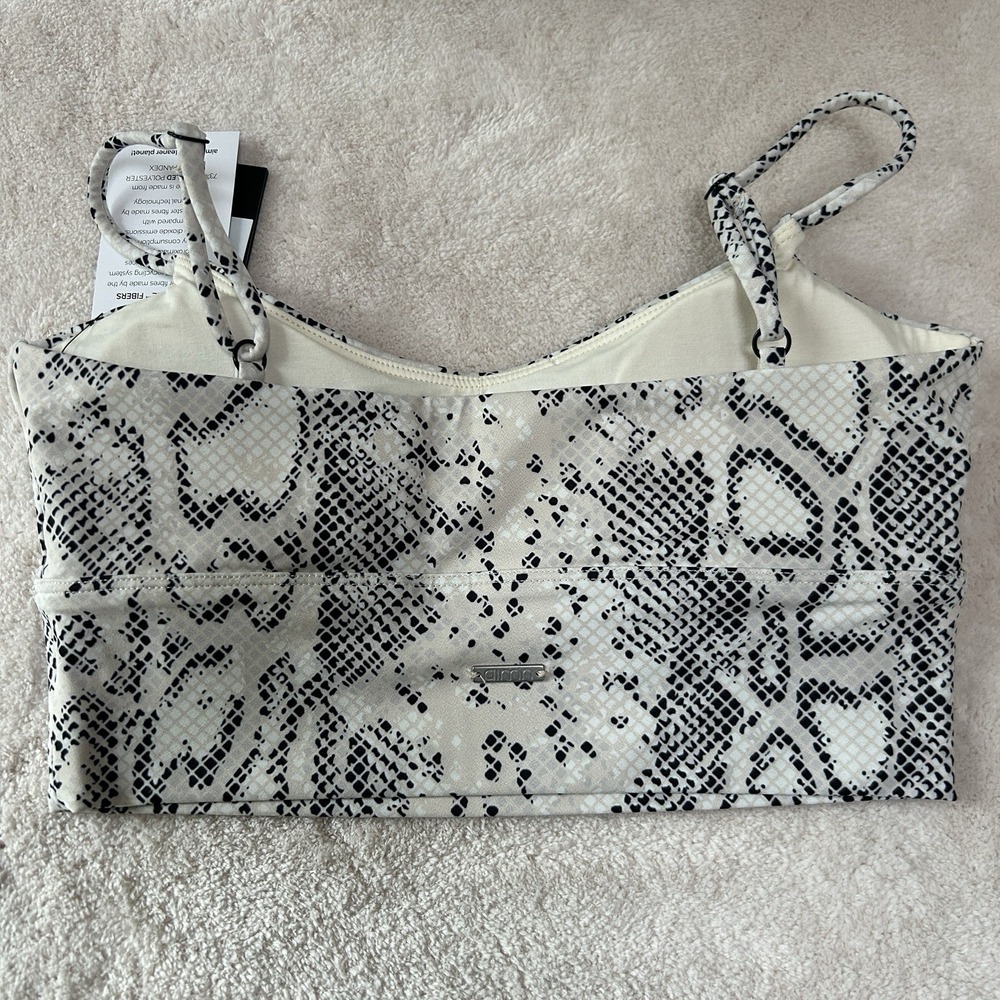 Aim'n Women Sport Bra Viper Print Top Size XS & Bike Short Bottom Size Small SET - Picture 4 of 11